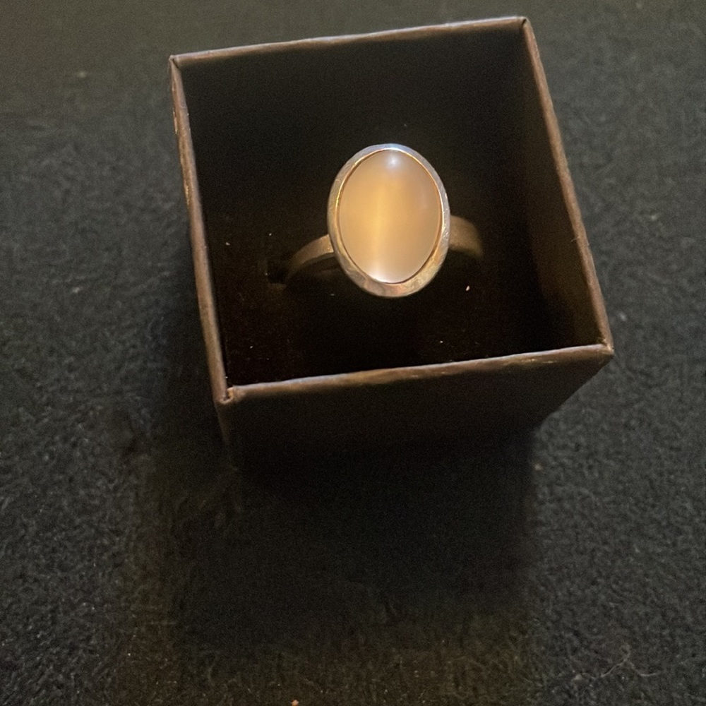 Stuart Cathey Modern Sterling Ring 6.5